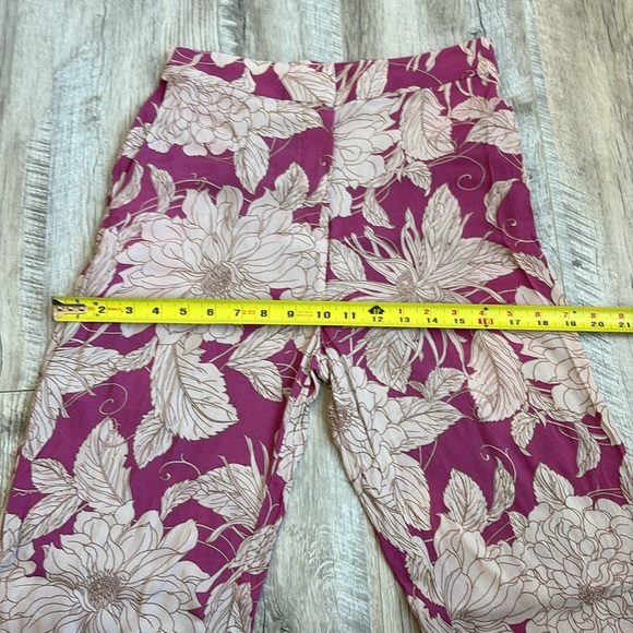 Mango Pink and Cream Floral Pants - Picture 7 of 9